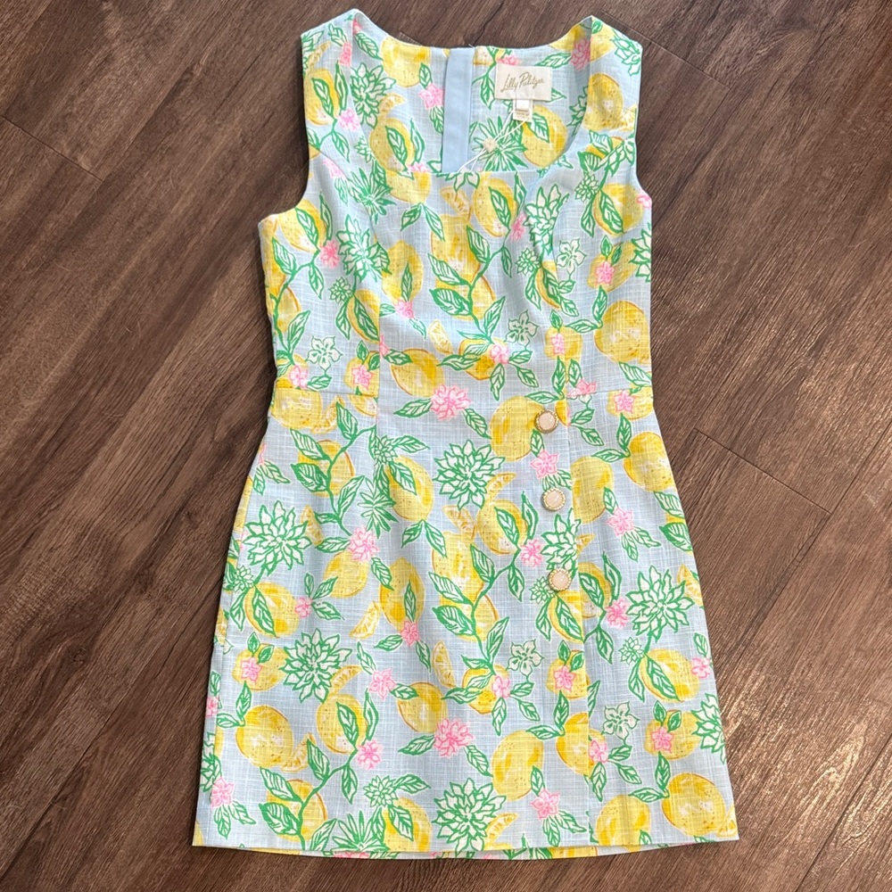 NWT Lilly Pulitzer Lemon Print - Kalinara Skirted Romper